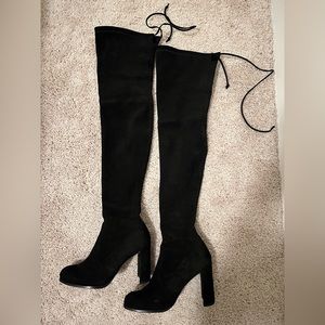 Stuart Weitzman Suede Over the Knee Boots